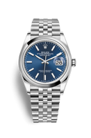 Rolex Datejust 36 Stainless Steel / Domed / Blue / Oyster (126200-0005)