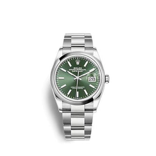 Rolex - 126200-0024  Datejust 36 Stainless Steel - Domed / Green / Oyster