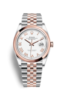 Rolex Datejust 36 Stainless Steel / Everose / Smooth / Chocolate Computer / Oyster (126201-0015)