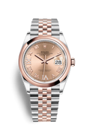 Rolex Datejust 36 Stainless Steel / Everose / Smooth / MOP Diamond / Oyster (126201-0027)