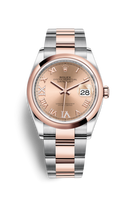 Rolex Datejust 36 Stainless Steel / Everose / Smooth / Slate / Jubilee (126201-0028)