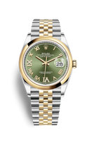 Rolex Datejust 36 Stainless Steel / Yellow Gold / Smooth / MOP Diamond / Jubilee (126203-0025)