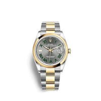 Rolex Datejust 36 Stainless Steel / Yellow Gold / Smooth / Slate Roman / Jubilee (126203-0036)