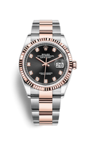 Rolex Datejust 36 Stainless Steel / Everose / Fluted / White / Jubilee (126231-0020)