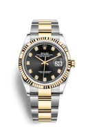 Rolex Datejust 36 Stainless Steel / Yellow Gold / Fluted / White / Oyster (126233-0022)