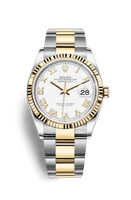 Rolex Datejust 36 Stainless Steel / Yellow Gold / Fluted / Champagne / Jubilee (126233-0030)