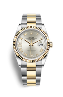 Rolex Datejust 36 Stainless Steel / Yellow Gold / Fluted / MOP Diamond / Jubilee (126233-0032)