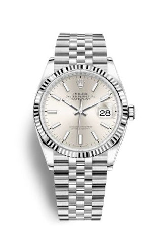 Rolex - 126234-0013  Datejust 36 Stainless Steel / Fluted / Silver / Jubilee