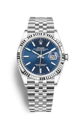 Rolex - 126234-0017  Datejust 36 Stainless Steel / Fluted / Blue / Jubilee