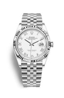 Rolex Datejust 36 Stainless Steel / Fluted / Black-Diamond / Jubilee (126234-0025)