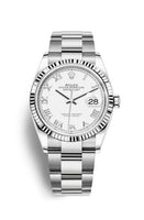 Rolex Datejust 36 Stainless Steel / Fluted / Black-Diamond / Oyster (126234-0026)