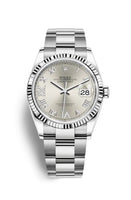 Rolex Datejust 36 Stainless Steel / Fluted / Pink Roman-Diamonds / Oyster (126234-0030)