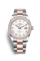 Rolex Datejust 36 Stainless Steel / Everose / Diamond / Slate / Jubilee (126281RBR-0004)