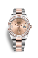 Rolex Datejust 36 Stainless Steel / Everose / Diamond / MOP Diamond / Oyster (126281RBR-0016)