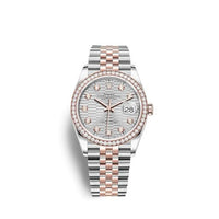 Rolex Datejust 36 Stainless Steel - Everose - Domed / Chocolate / Jubilee (126281RBR-0027)