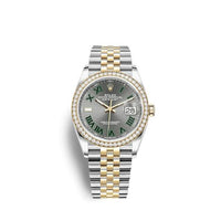 Rolex Datejust 36 Stainless Steel / Yellow Gold / Diamond / Slate - Roman / Oyster (126283RBR-0021)