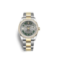 Rolex Datejust 36 Stainless Steel / Yellow Gold / Diamond / Champagne - Fluted / Oyser (126283RBR-0022)