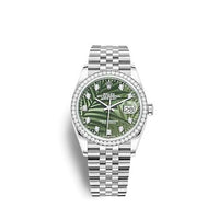 Rolex Datejust 36 Stainless Steel - Diamond / Green / Oyster (126284RBR-0047)