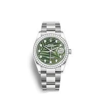 Rolex Datejust 36 Stainless Steel - Diamond / Green / Jubilee (126284RBR-0048)