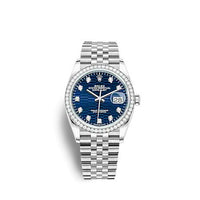 Rolex Datejust 36 Stainless Steel - Fluted / Blue - Fluted - Diamond / Oyster (126284RBR-0049)