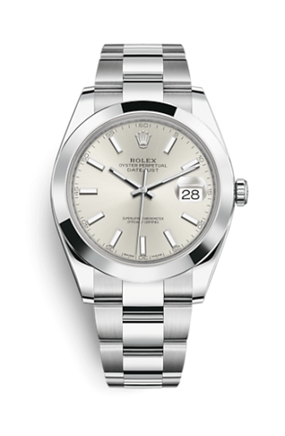 Rolex - 126300-0003  Datejust 41 Stainless Steel Smooth / Oyster / Silver