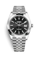 Rolex Datejust 41 Stainless Steel Fluted / Jubilee / Black (126300-0012)