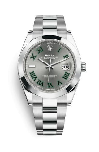 Rolex - 126300-0013  Datejust 41 Stainless Steel Smooth / Oyster / Slate Roman