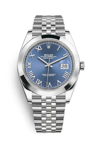 Rolex - 126300-0018  Datejust 41 Stainless Steel Smooth / Jubilee / Blue Roman