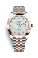 Rolex Datejust 41 Stainless Steel Fluted / Jubilee / Dark Rhodium - Diamond (126301-0014)