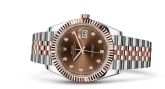 Rolex - 126331-0004  Datejust 41 Rolesor Everose Fluted / Jubilee / Chocolate - Diamond