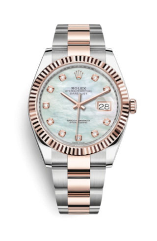 Rolex - 126331-0013  Datejust 41 Rolesor Everose Fluted / Oyster / MOP