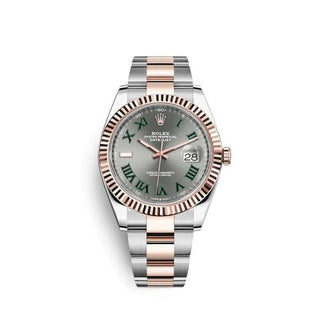 Rolex - 126331-0015  Datejust 41 Rolesor Everose Fluted / Oyster / Slate - Roman