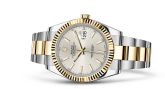 Rolex - 126333-0001  Datejust 41 Rolesor Yellow Fluted / Oyster / Silver