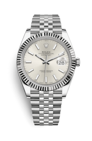 Rolex - 126334-0004  Datejust 41 Stainless Steel Fluted / Jubilee / Silver