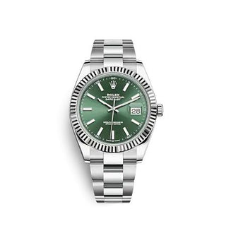 Rolex - 126334-0027  Datejust 41 Stainless Steel - Fluted / Green / Oyster