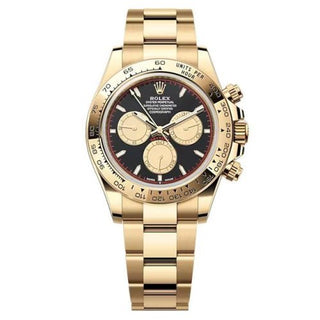 Rolex - 126508-0002  Cosmograph Daytona Yellow Gold / Black - Champagne / Oyster