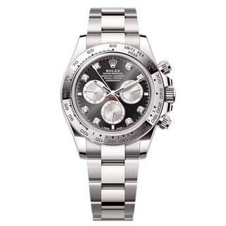 Rolex - 126509-0002  Cosmograph Daytona White Gold / Black - Steel  - Diamond / Oyster