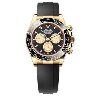 Rolex - 126518LN-0004  Cosmograph Daytona Yellow Gold - Cerachrom / Black - Champagne / Oysterflex