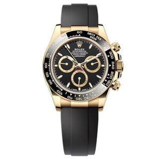 Rolex - 126518LN-0008  Cosmograph Daytona Yellow Gold - Cerachrom / Black / Oysterflex