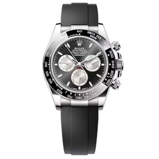 Rolex - 126519LN-0002  Cosmograph Daytona White Gold - Cerachrom / Black - Steel / Oysterflex