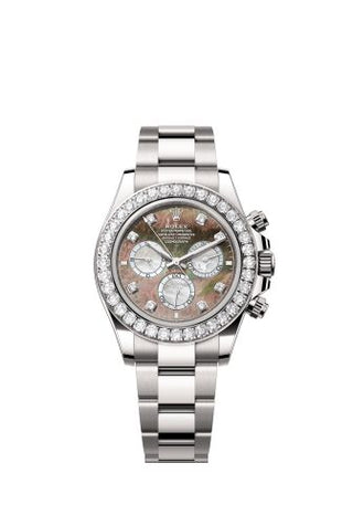 Rolex - 126579RBR-0001  Cosmograph Daytona White Gold - Diamond / Reverse Panda MOP - Diamond / Oyster