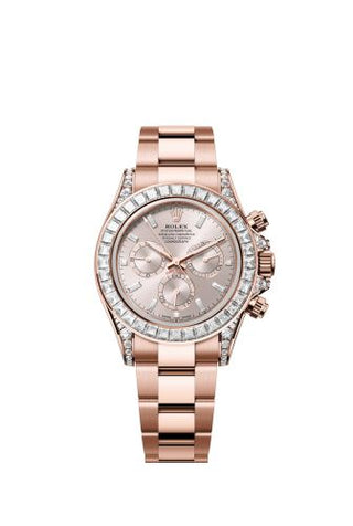 Rolex - 126595TBR-0001  Cosmograph Daytona Everose Gold - Baguette / Sundust - Baguette / Oyster