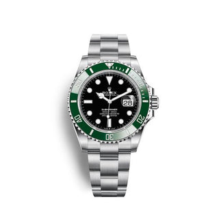 Rolex - 126610LV-0002  Submariner Date 41 Stainless Steel / Black / Green Cerachrom