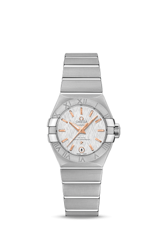 Omega - 127.10.27.20.02.001  Constellation Co-Axial Master Chronometer 27 Stainless Steel / Silver Silk