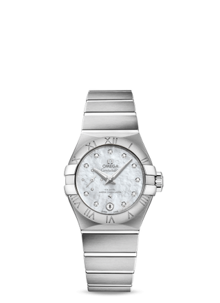 Omega - 127.10.27.20.55.001  Constellation Co‑Axial Master Chronometer 27 Small Seconds Stainless Steel / MOP