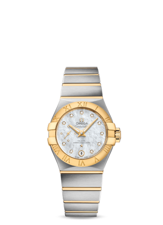 Omega - 127.20.27.20.55.002  Constellation Co‑Axial Master Chronometer 27 Small Seconds Stainless Steel / Yellow Gold / MOP