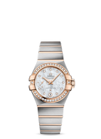 Omega Constellation Co‑Axial Master Chronometer 27 Small Seconds Stainless Red Gold / Diamond / MOP (127.25.27.20.55.001)