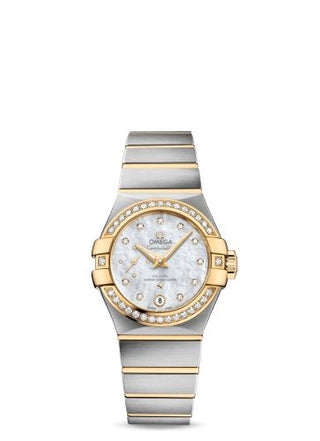 Omega - 127.25.27.20.55.002  Constellation Co‑Axial Master Chronometer 27 Small Seconds Stainless Steel / Yellow Gold / Diamond / MOP