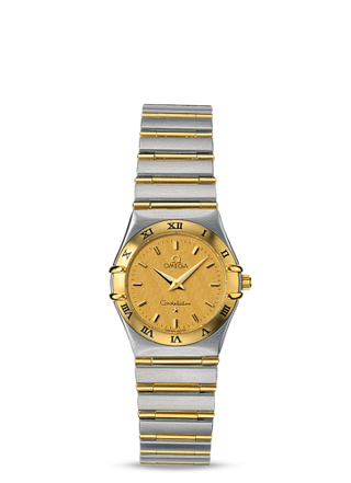 Omega - 1272.10.00  Constellation Quartz 25.5 '95 Stainless Steel / Yellow Gold / Champagne