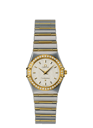 Omega - 1277.30.00  Constellation Quartz 25.5 Stainless Steel / Yellow Gold / Diamond / Silver